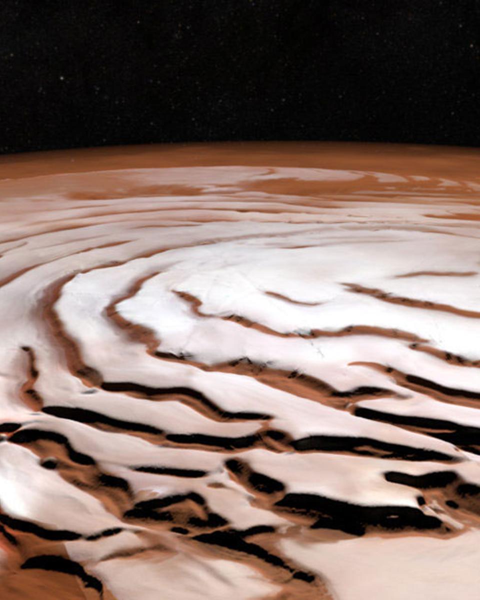 The Spiral North Pole of Mars