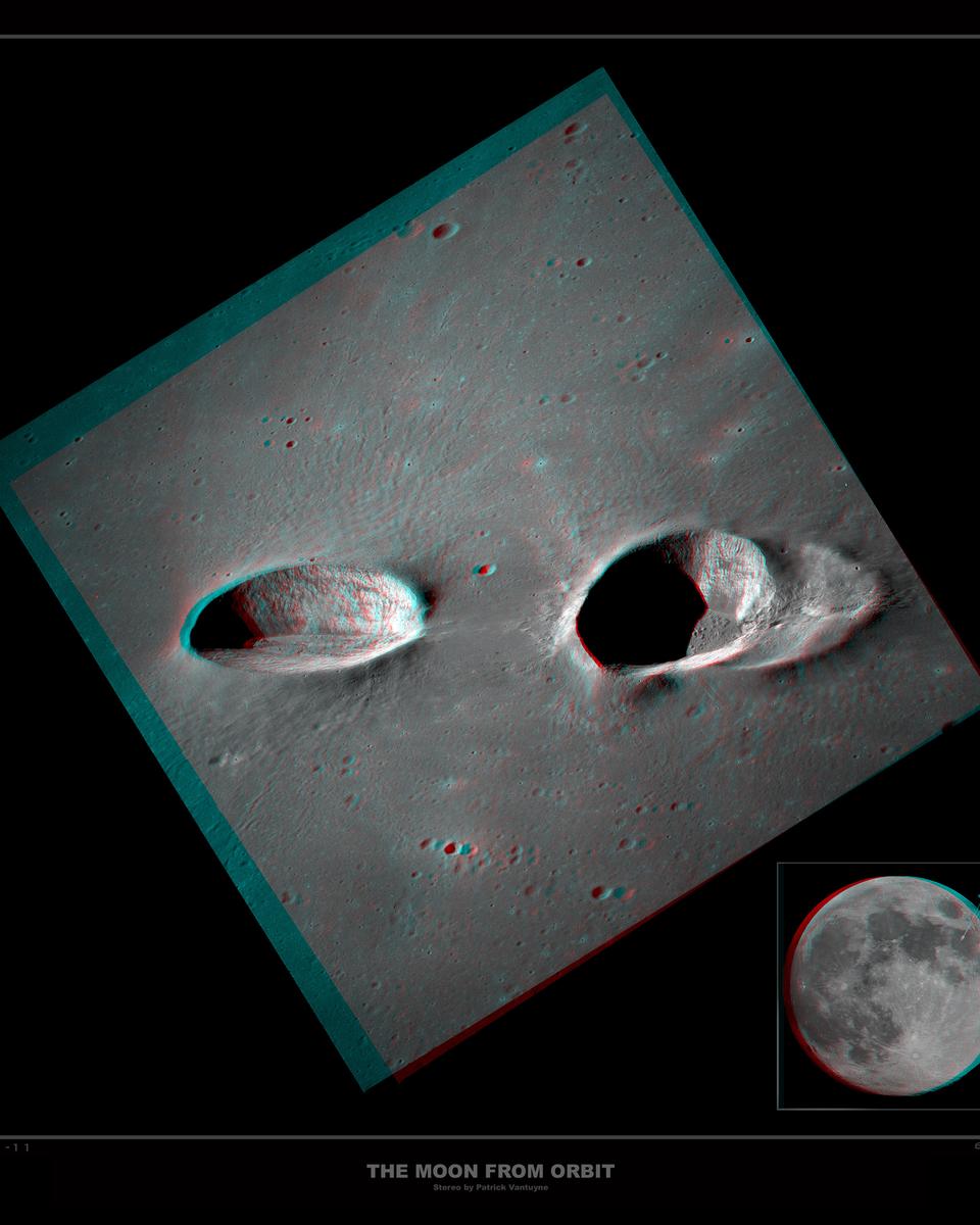 Messier Craters in Stereo