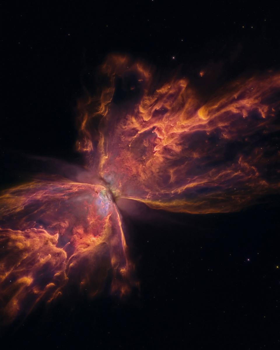 The Butterfly Nebula from Hubble