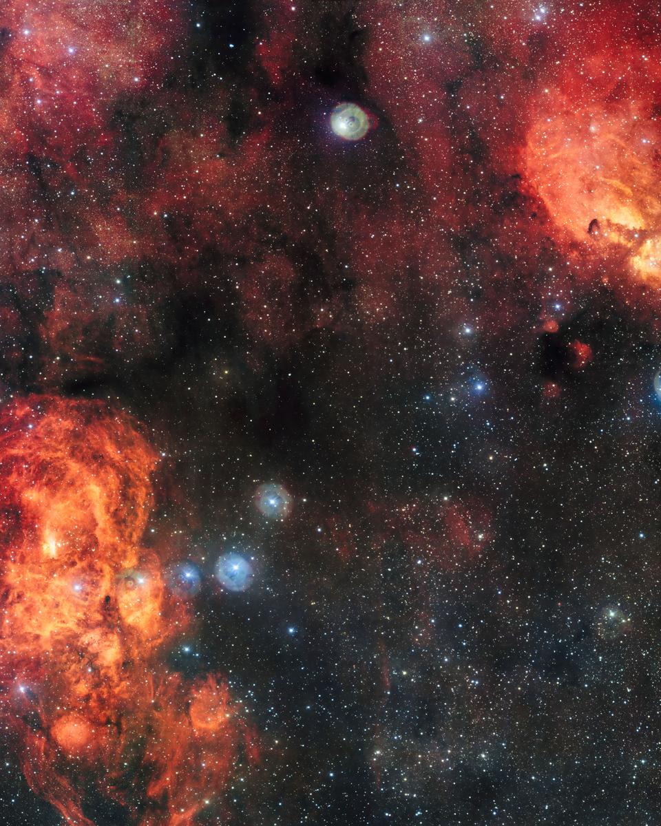 NGC 6357: The Lobster Nebula