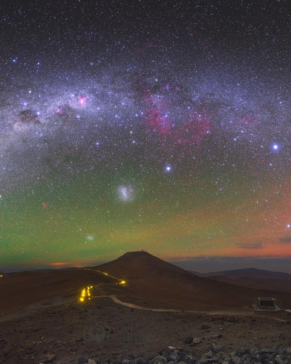 Milky Way with Airglow Australis