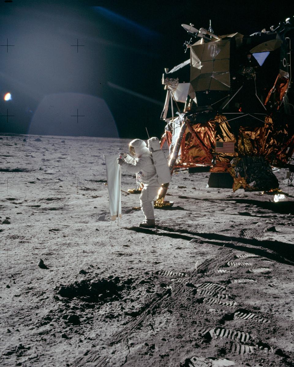Apollo 11: Catching Some Sun