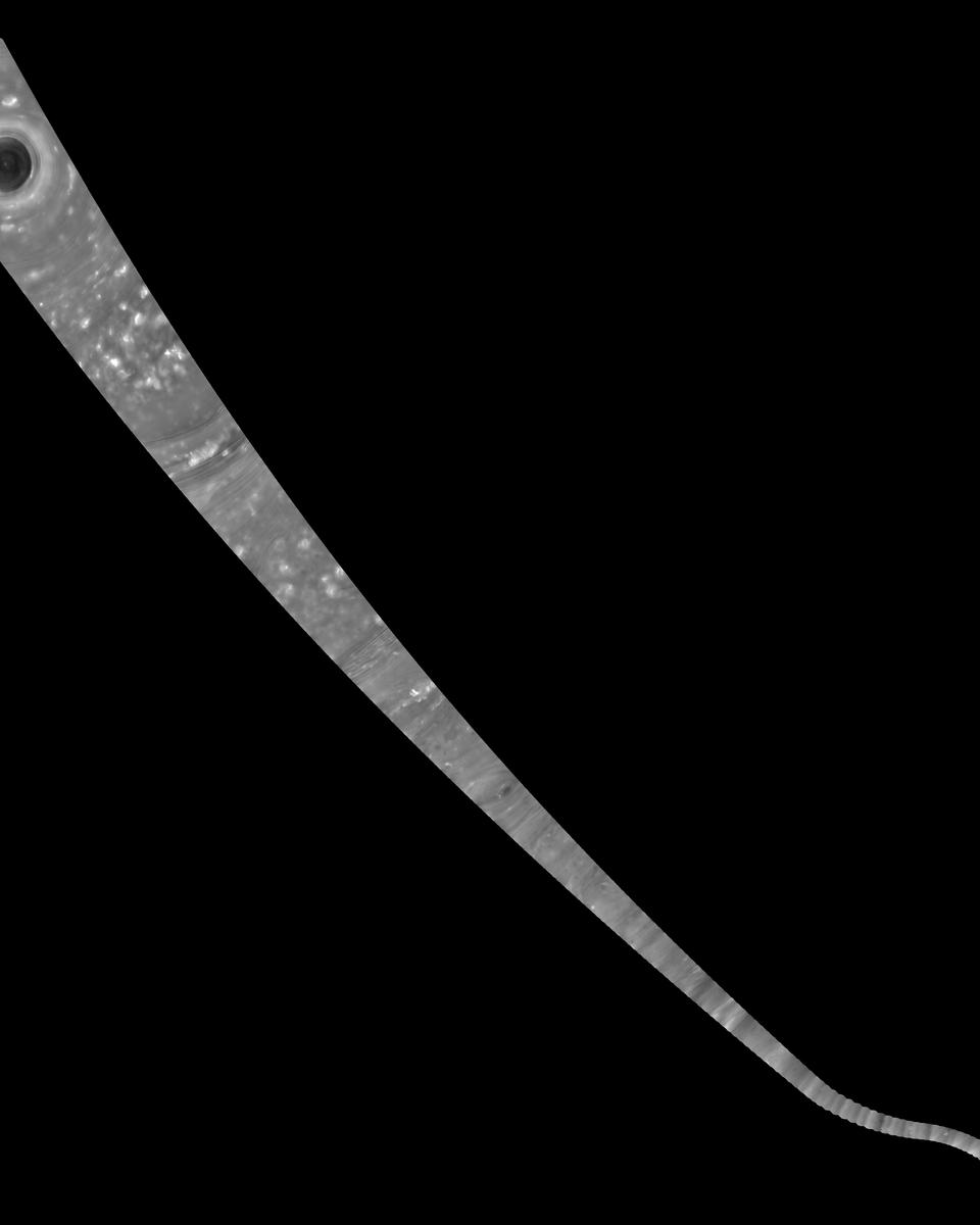 Noodle Mosaic of Saturn