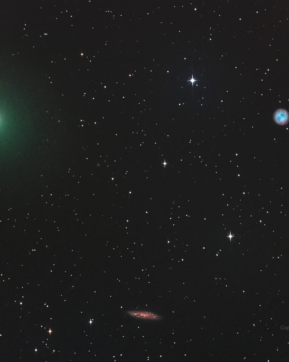 The Comet, the Owl, and the Galaxy