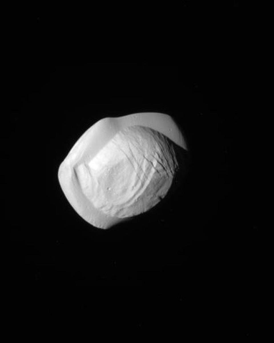 Saturn's Moon Pan from Cassini