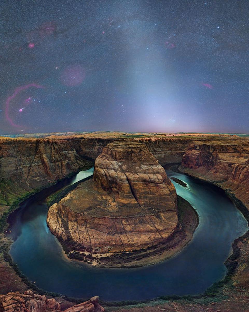 A Zodiacal Sky over Horseshoe Bend