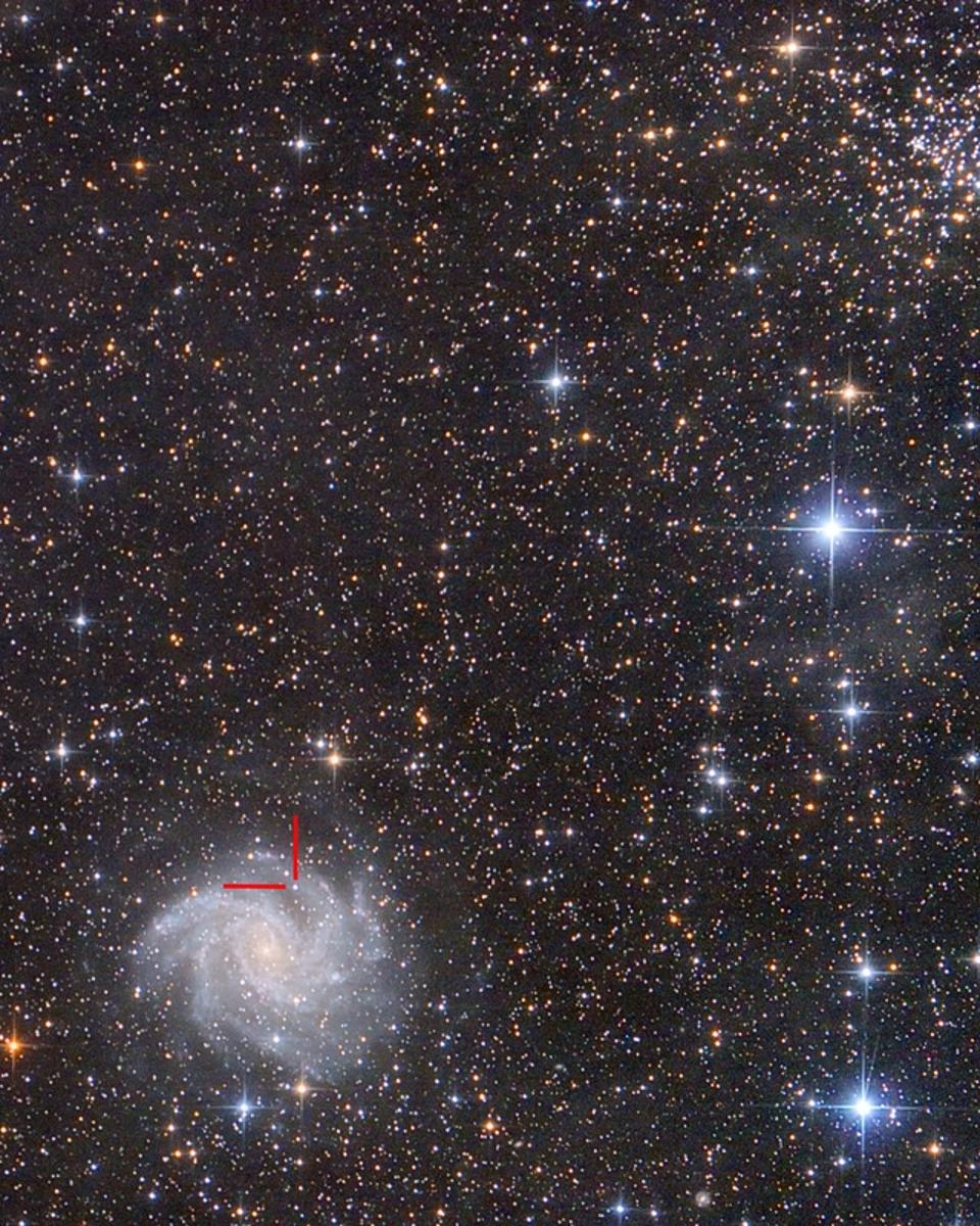 Star Cluster, Spiral Galaxy, Supernova