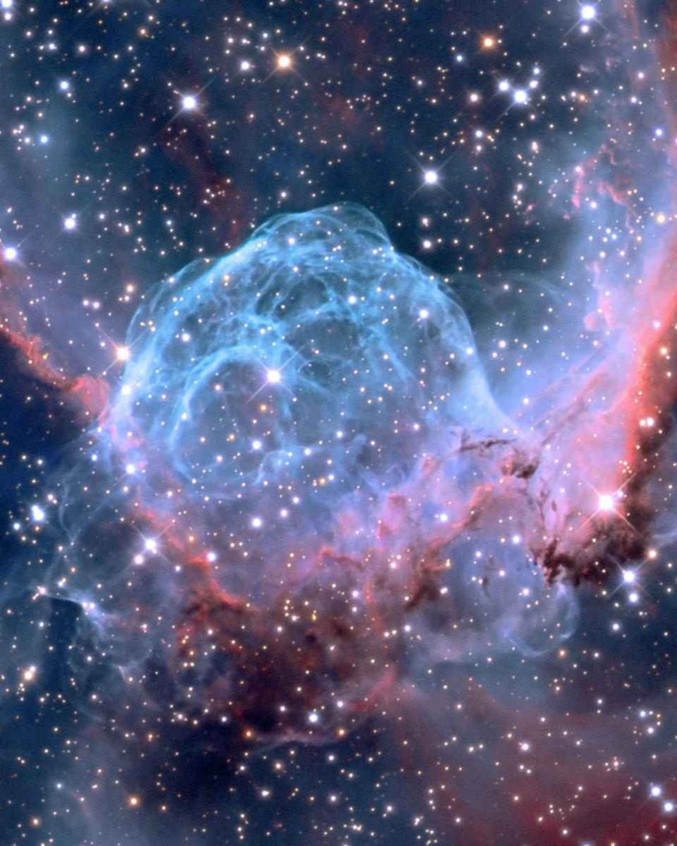 Thor's Helmet Emission Nebula