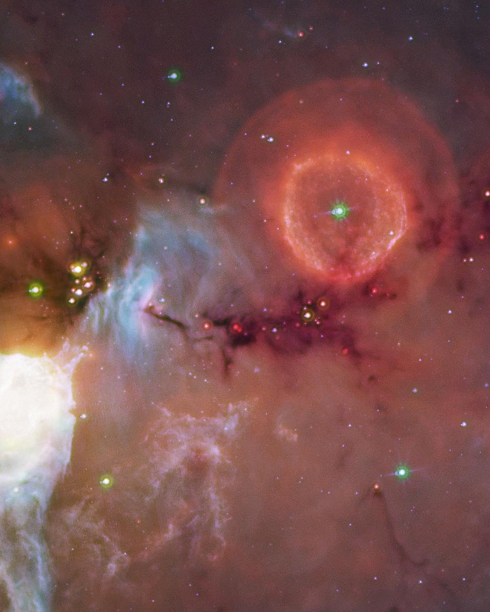 Massive Shell-Expelling Star G79.29+0.46
