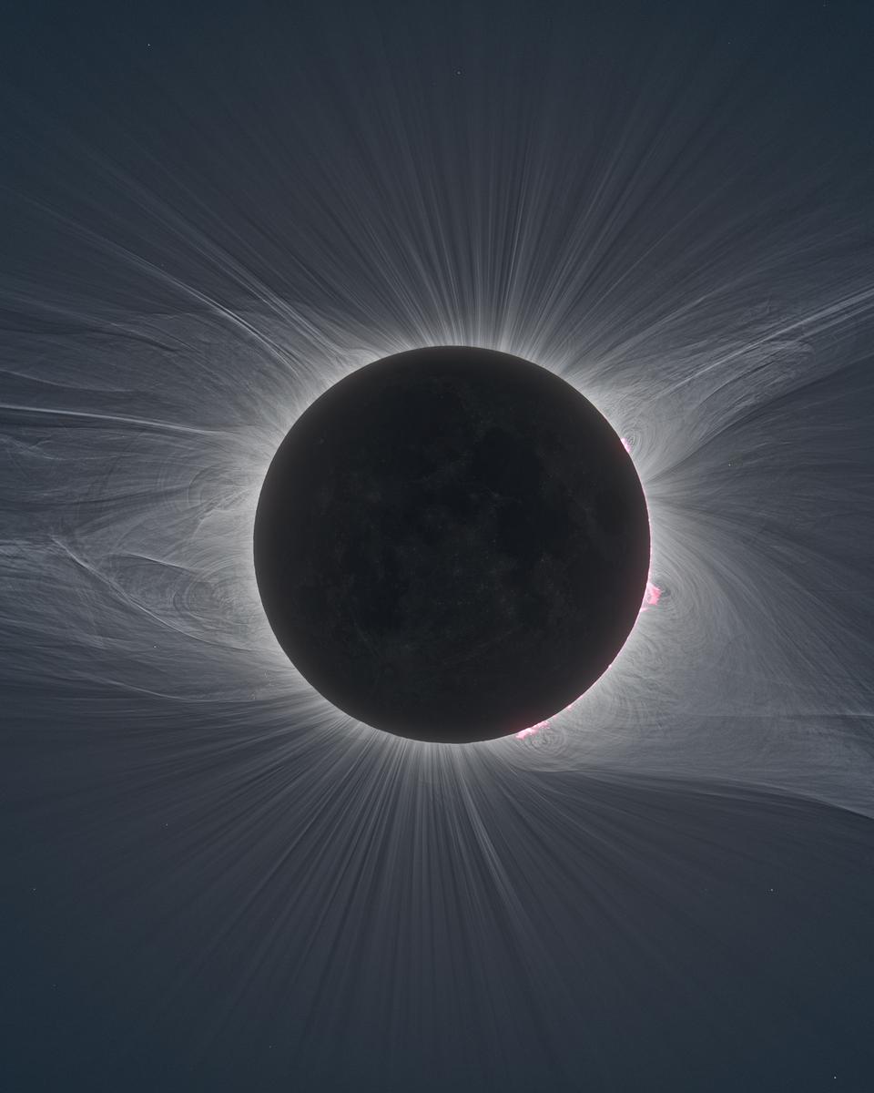 Total Solar Eclipse Corona in HDR