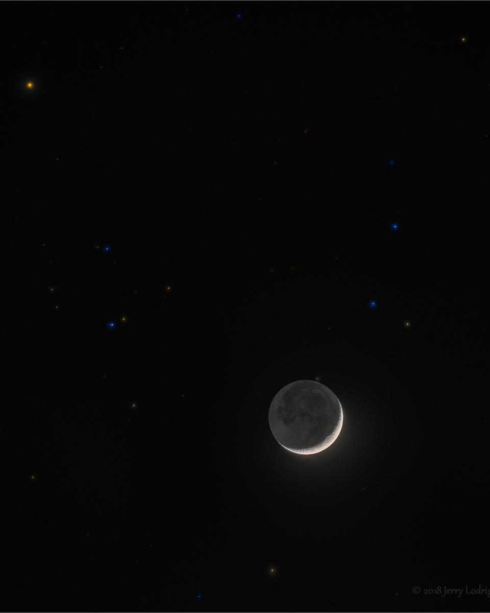 Moon in the Hyades