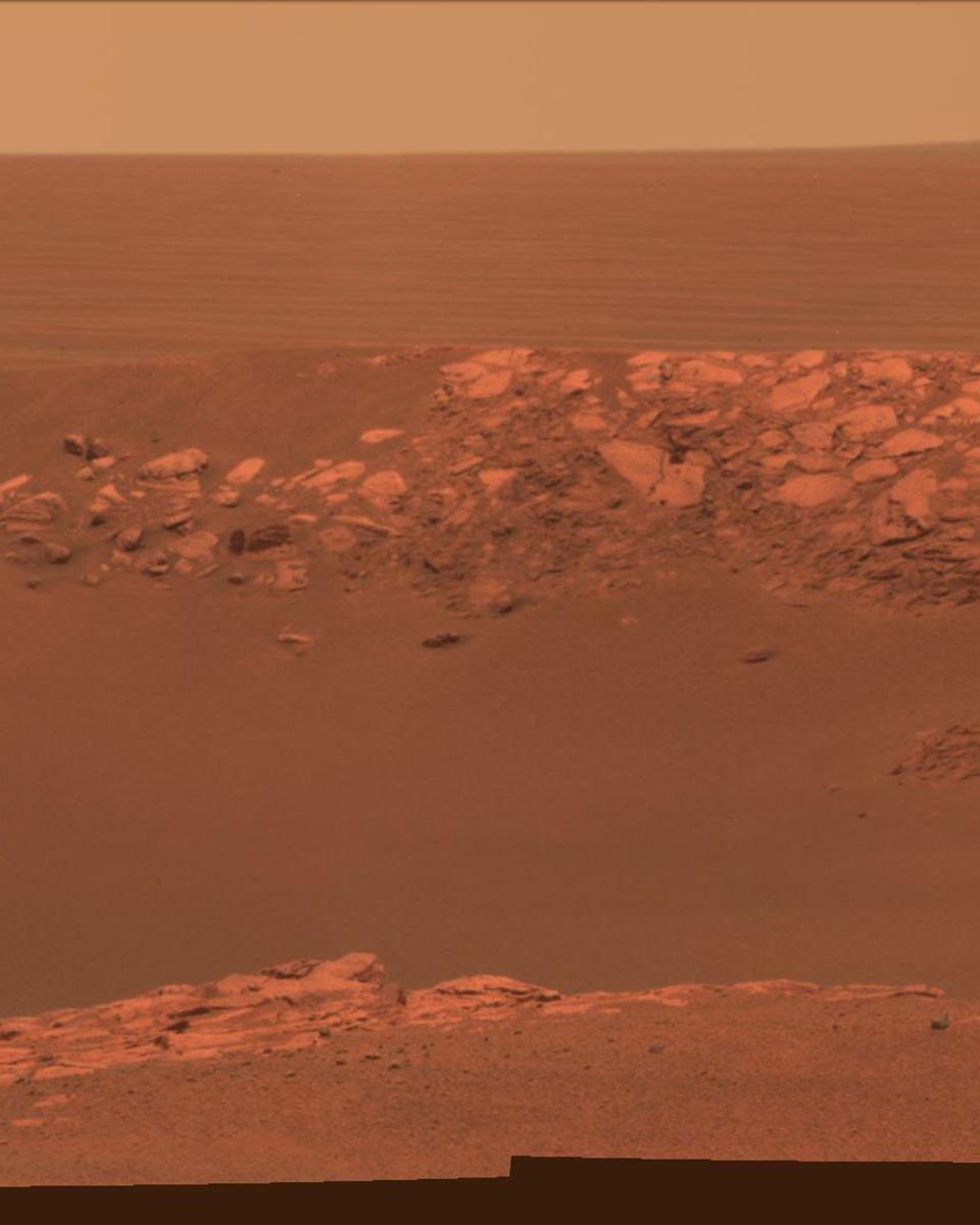 Intrepid Crater on Mars from Opportunity