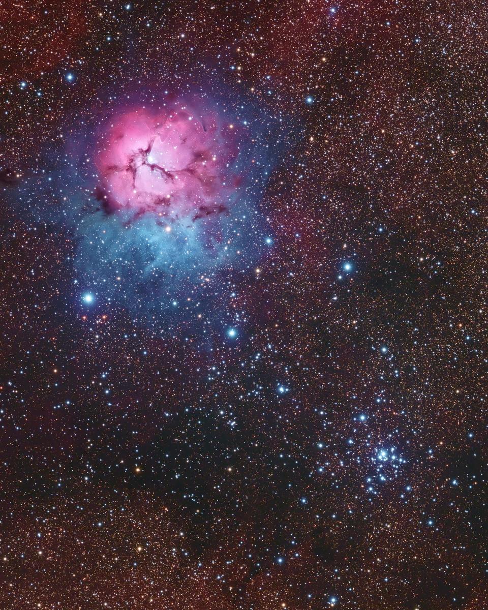 Messier 20 and 21
