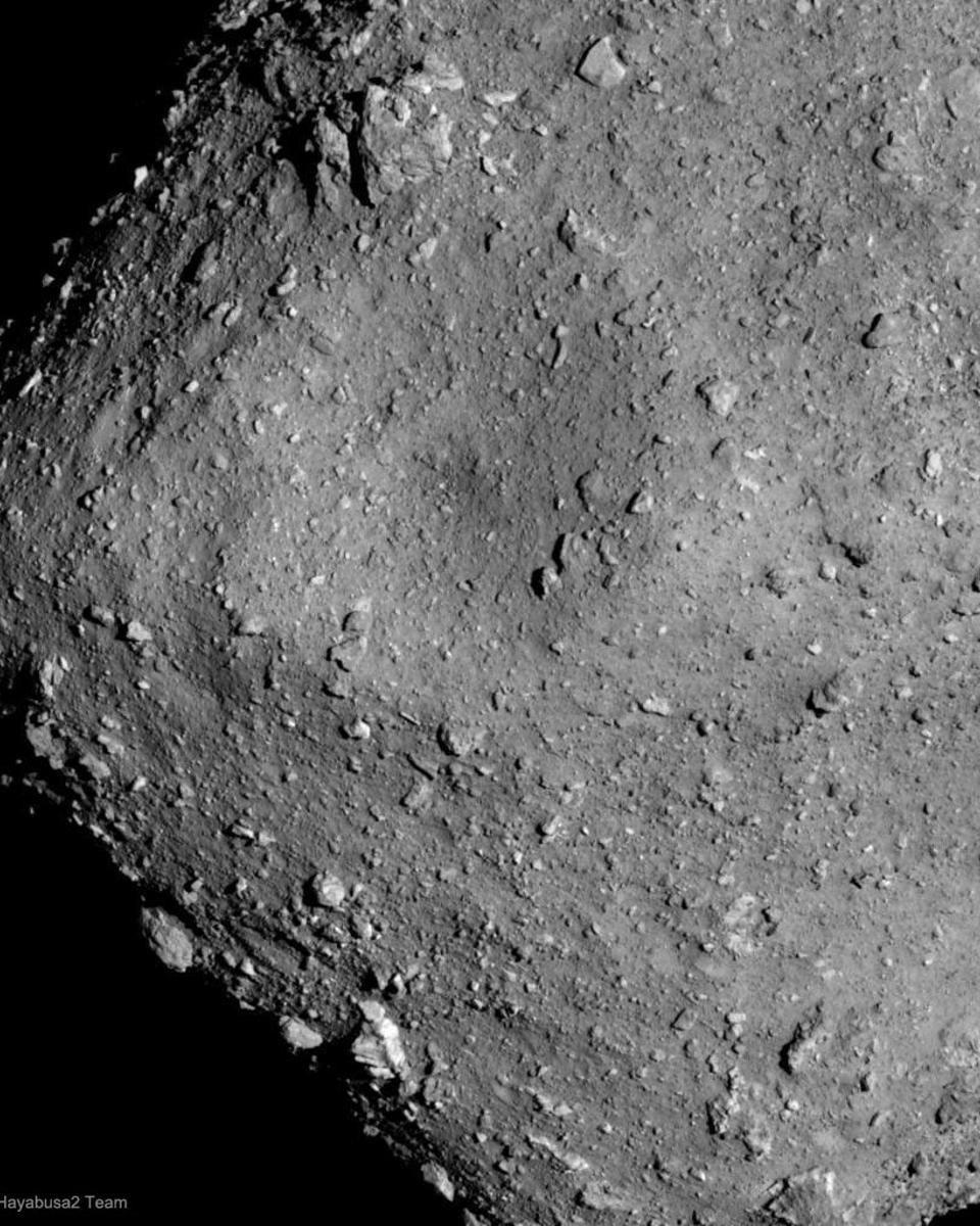 Asteroid Ryugu from Hayabusa2