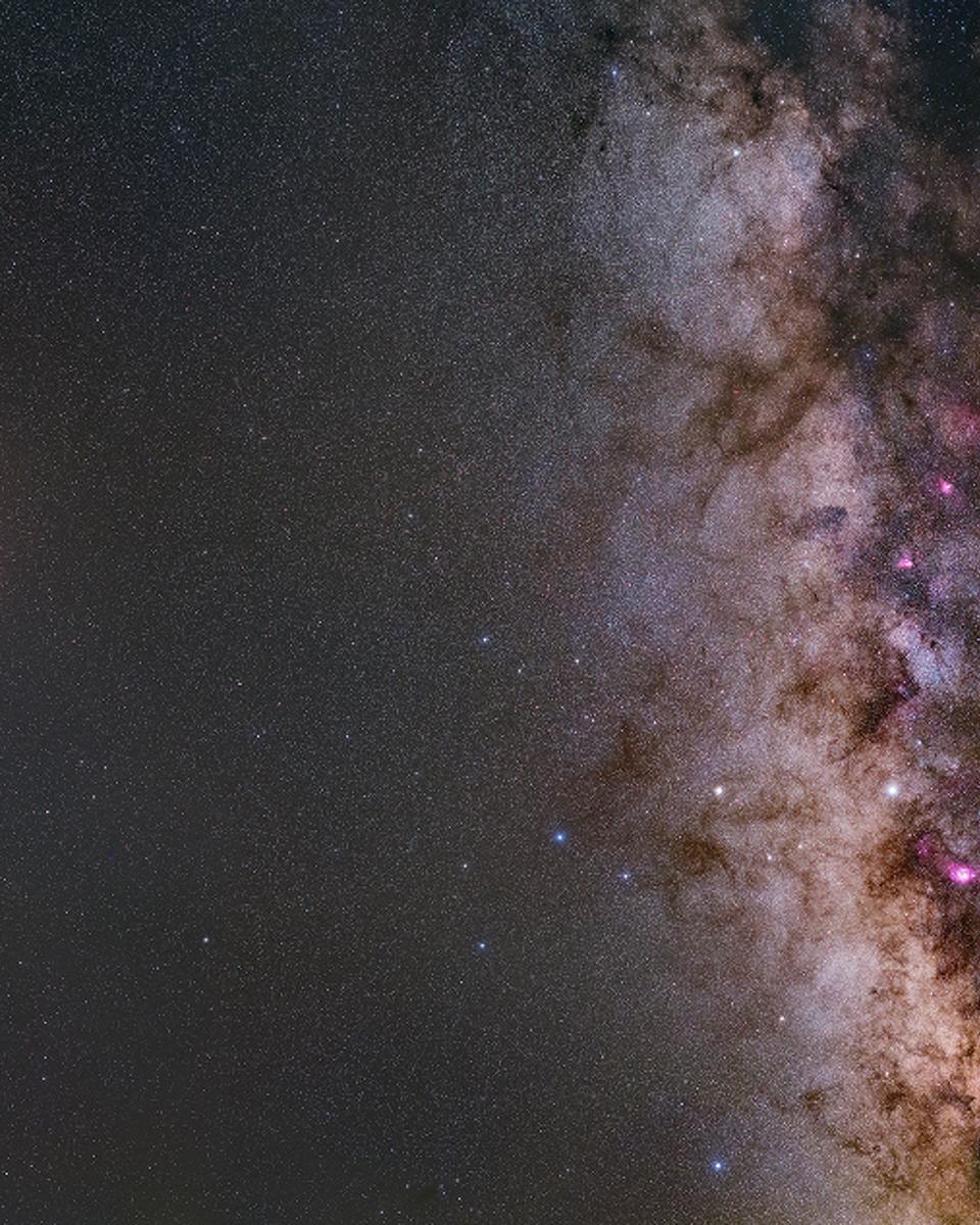 Moon, Mars, and Milky Way