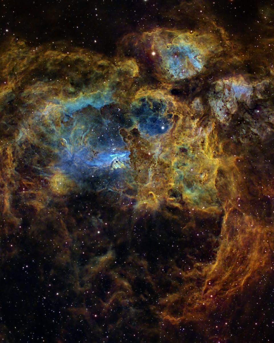 NGC 6357: The Lobster Nebula