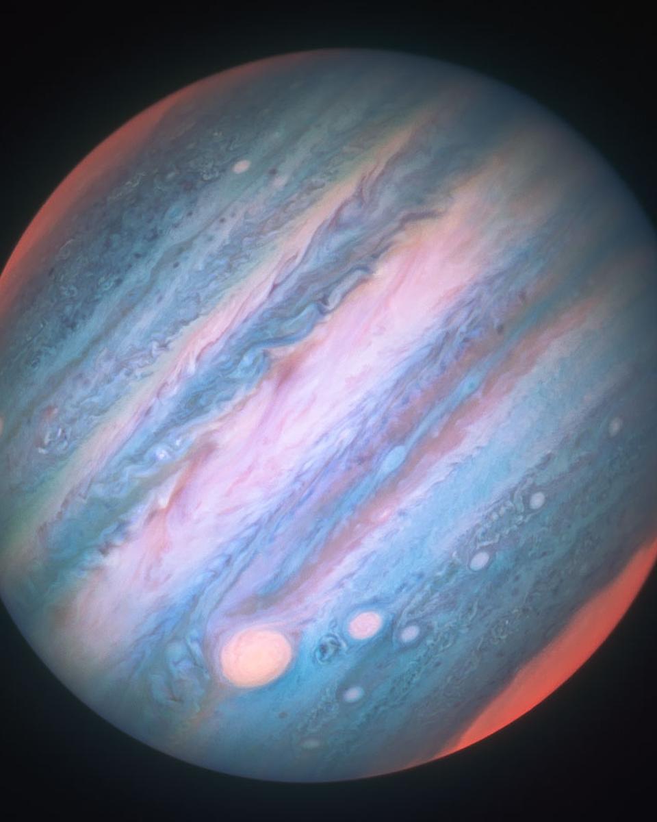 Jupiter in Infrared from Hubble