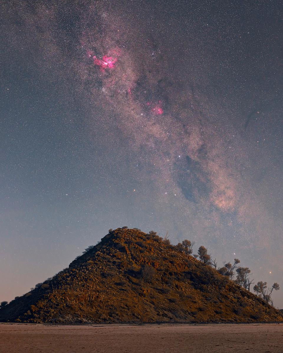 Carina over Lake Ballard