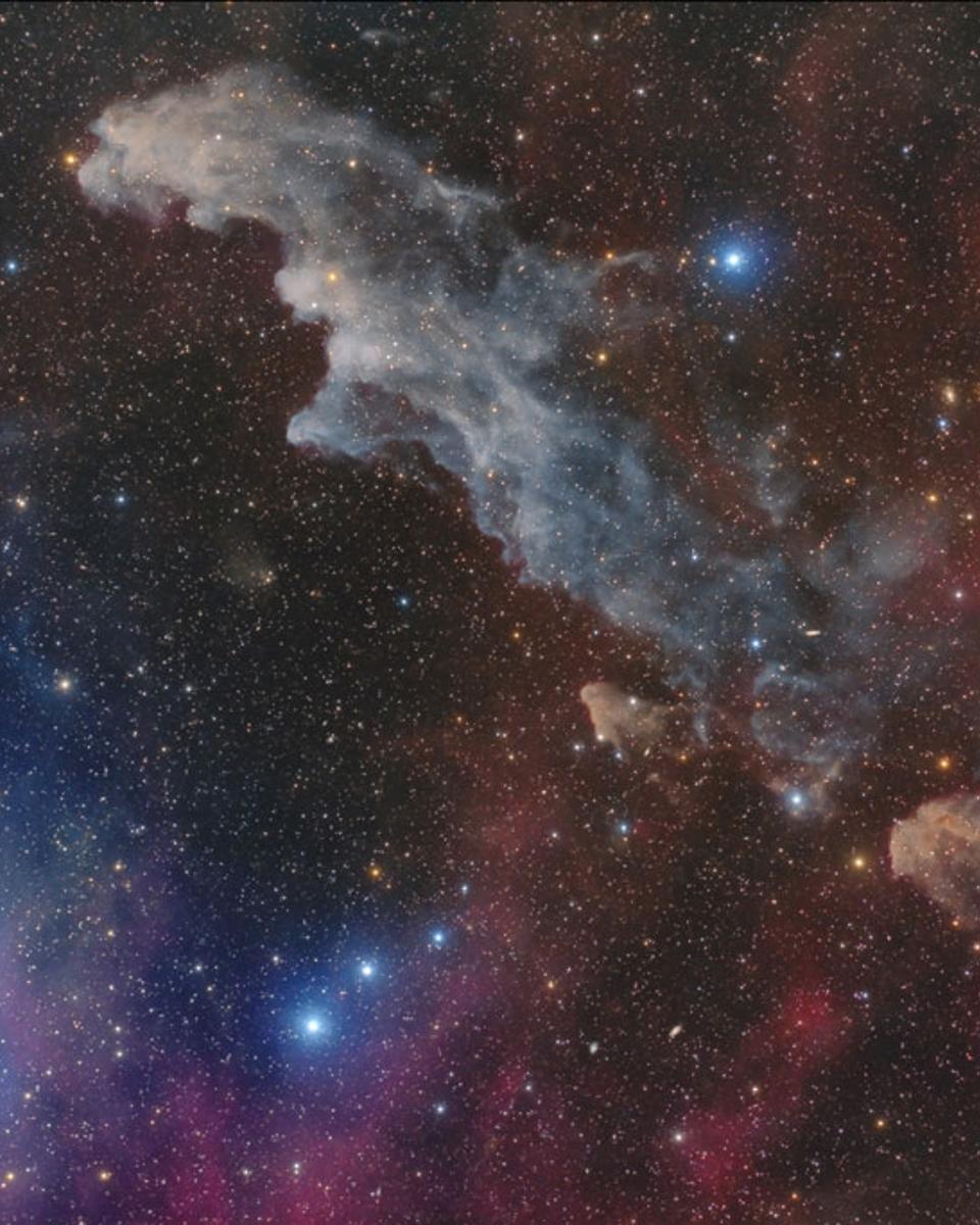 Rigel and the Witch Head Nebula