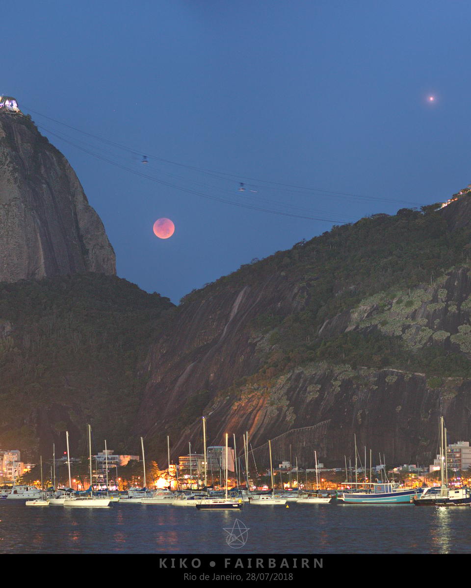 Lunar Eclipse over Rio