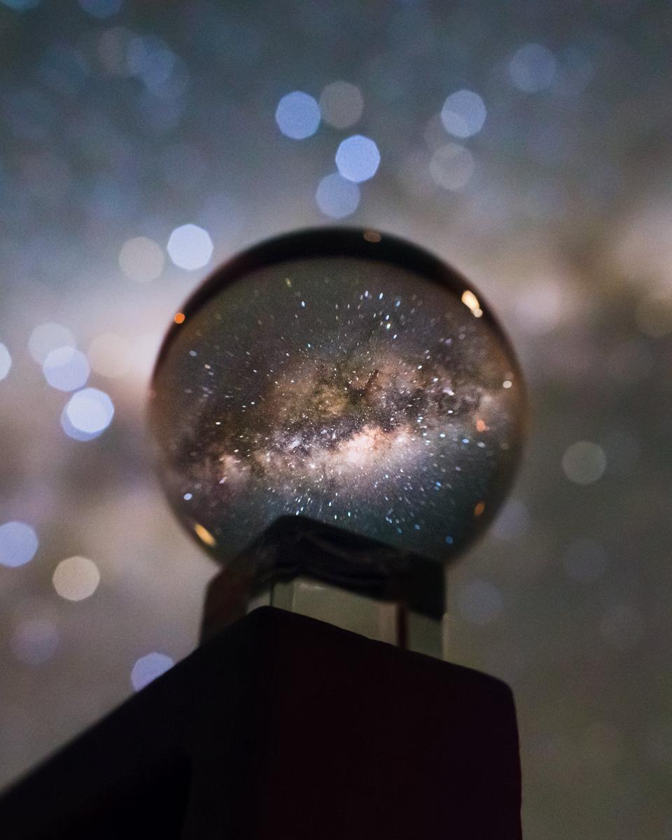 Galaxy in a Crystal Ball