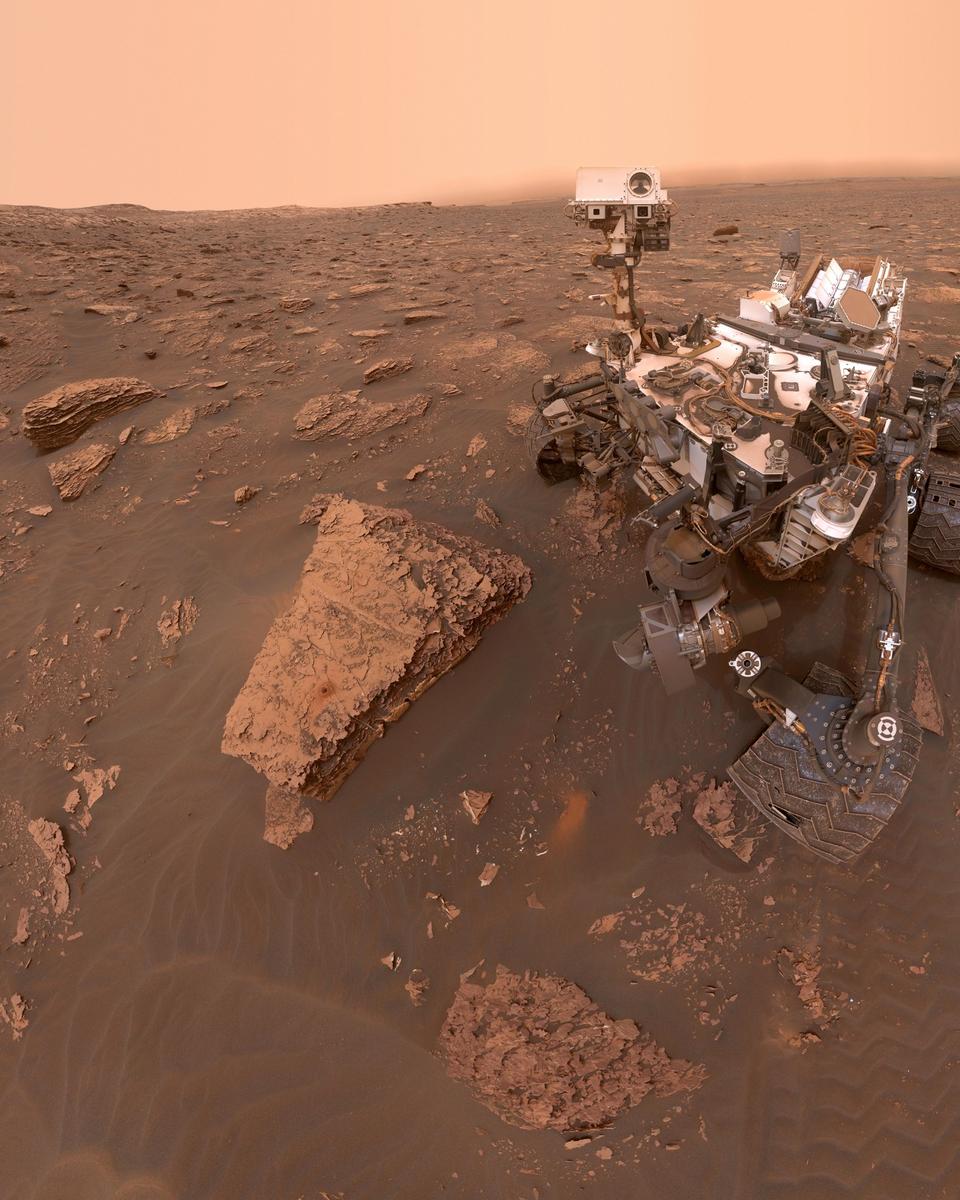 Curiosity's Dusty Self