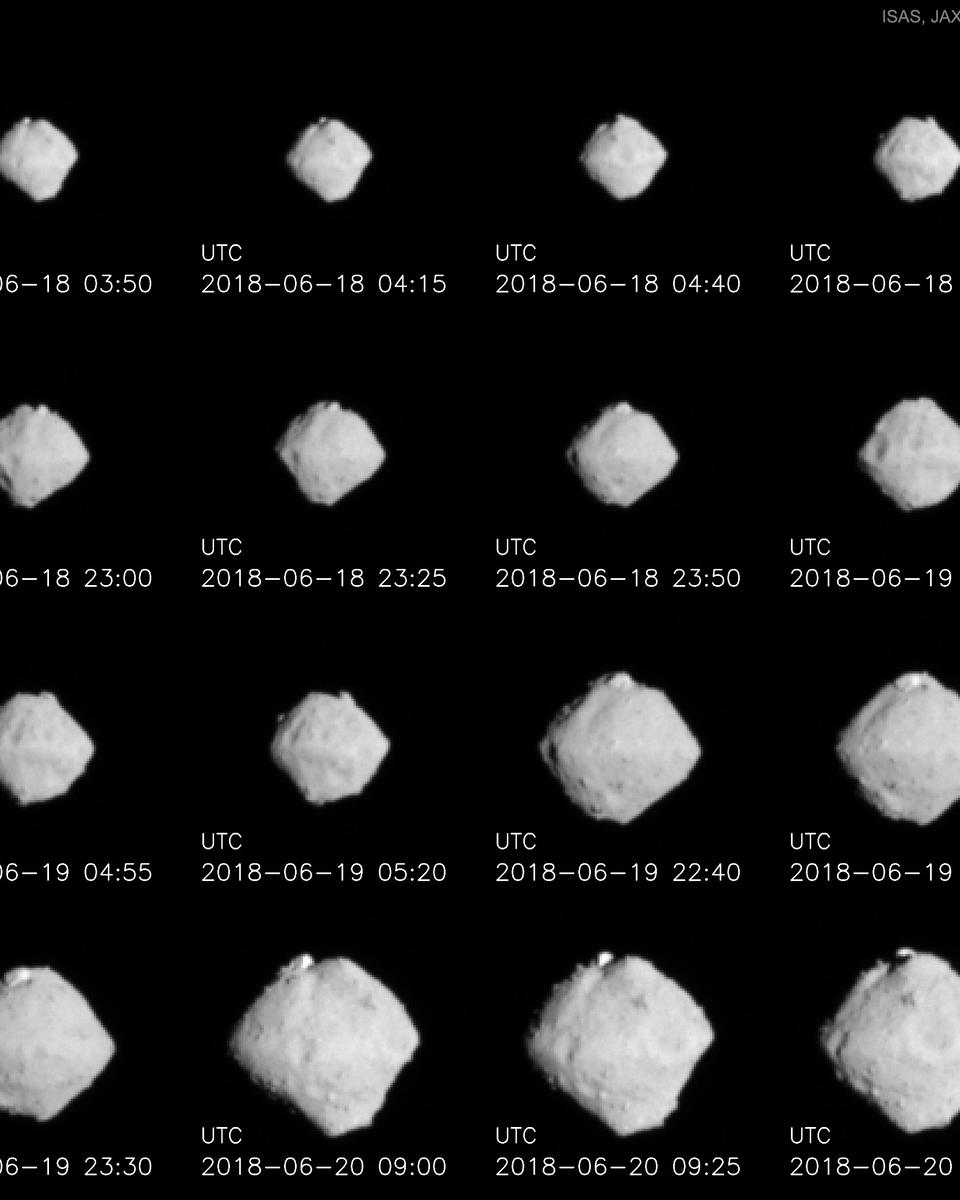 Hayabusa2 Approaches Asteroid Ryugu
