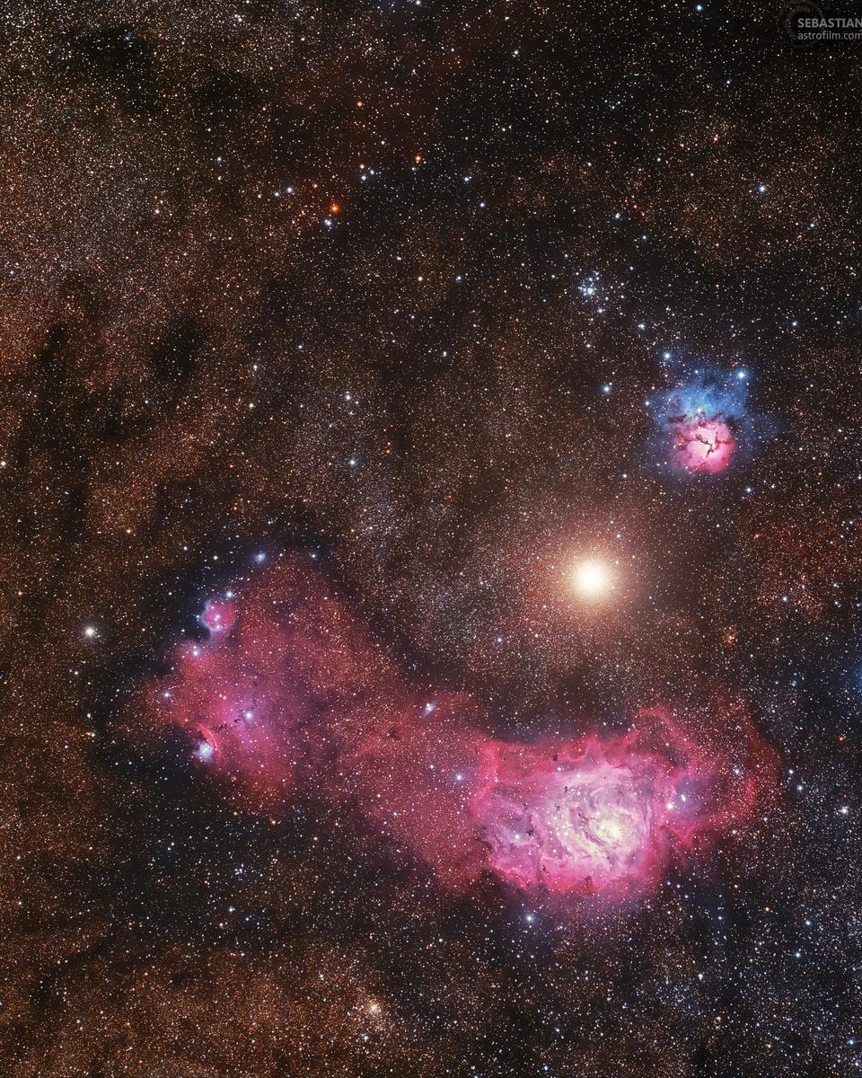 Mars Between Nebulas
