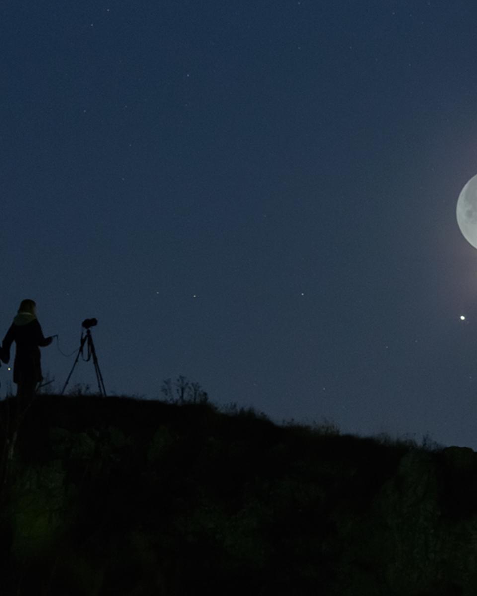 The Hill, The Moon, and Saturn