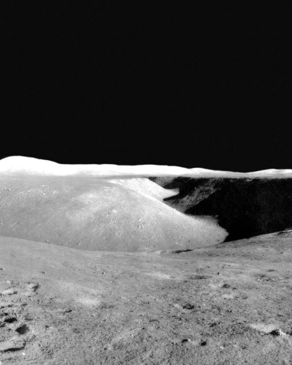 Astronaut Exploring: An Apollo 15 Panorama