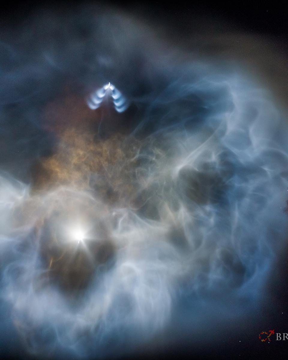 The Falcon 9 Nebula