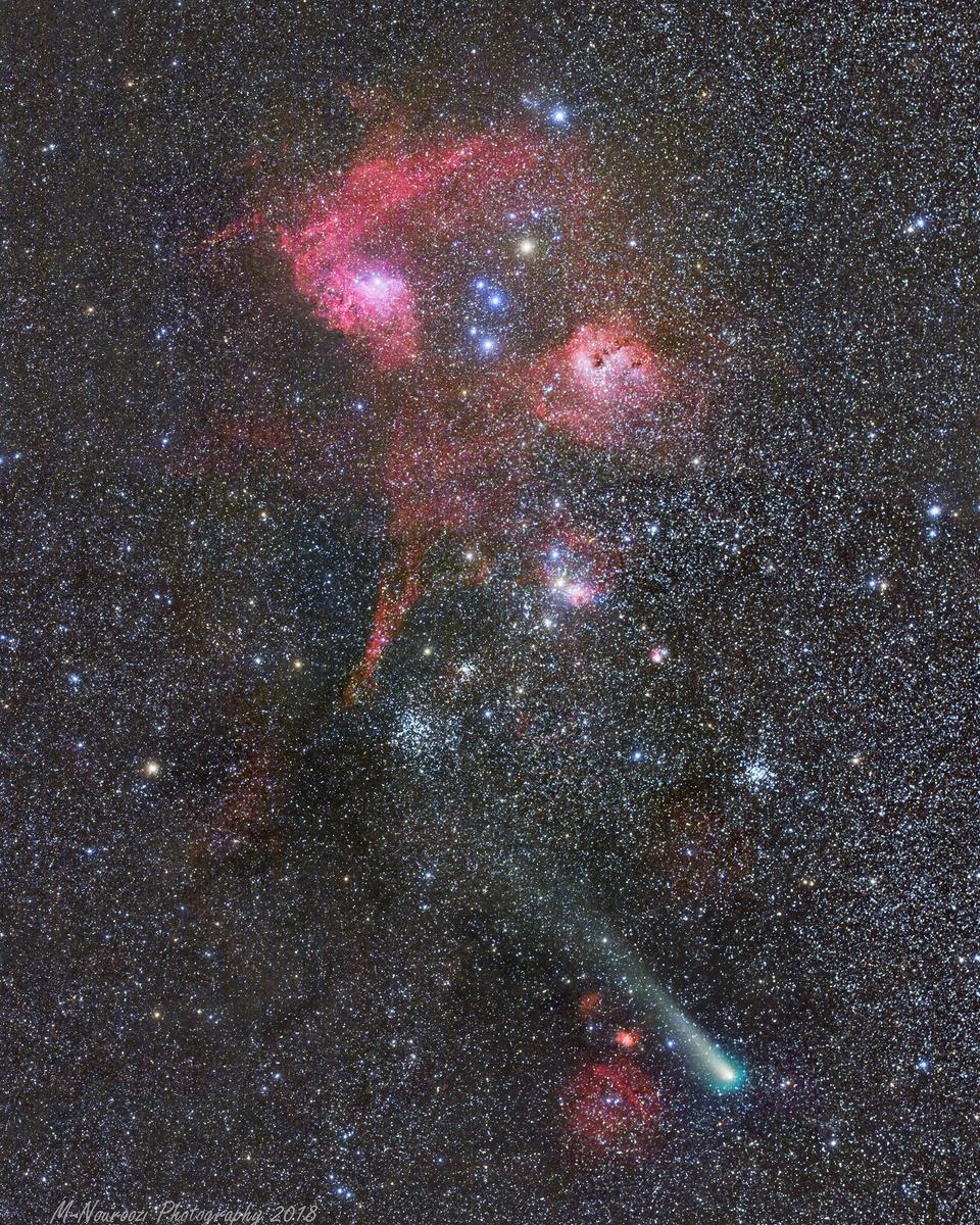 Comet, Clusters and Nebulae