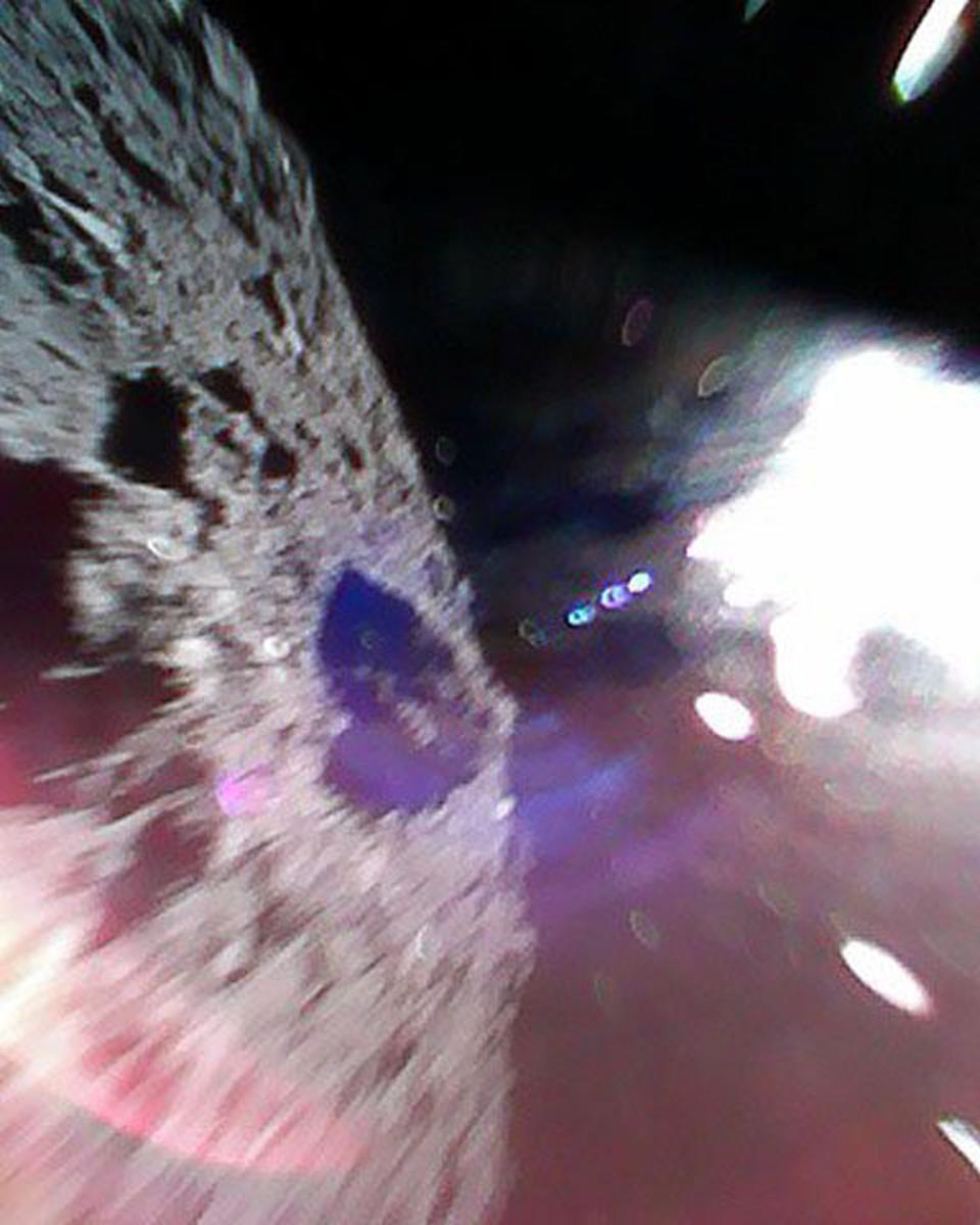 Rover 1A Hops on Asteroid Ryugu
