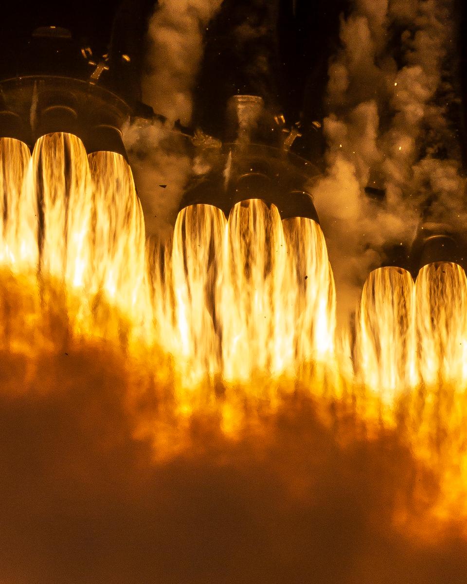Falcon Heavy Launch Close Up