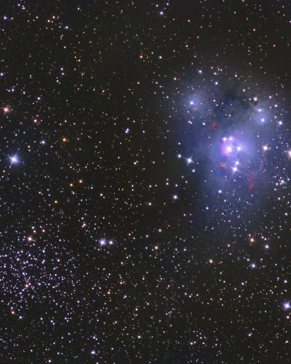 NGC 7129 and NGC 7142