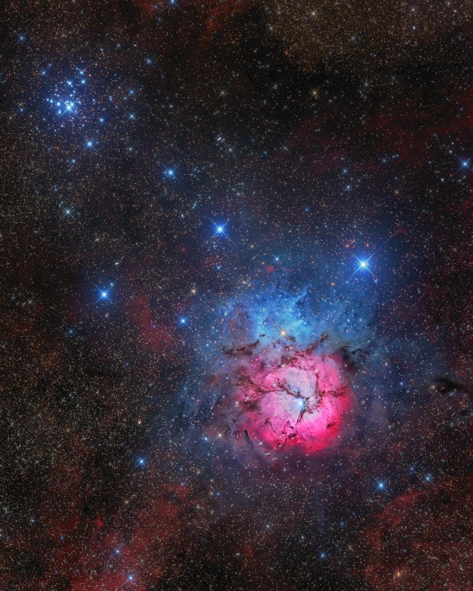 Messier 20 and 21