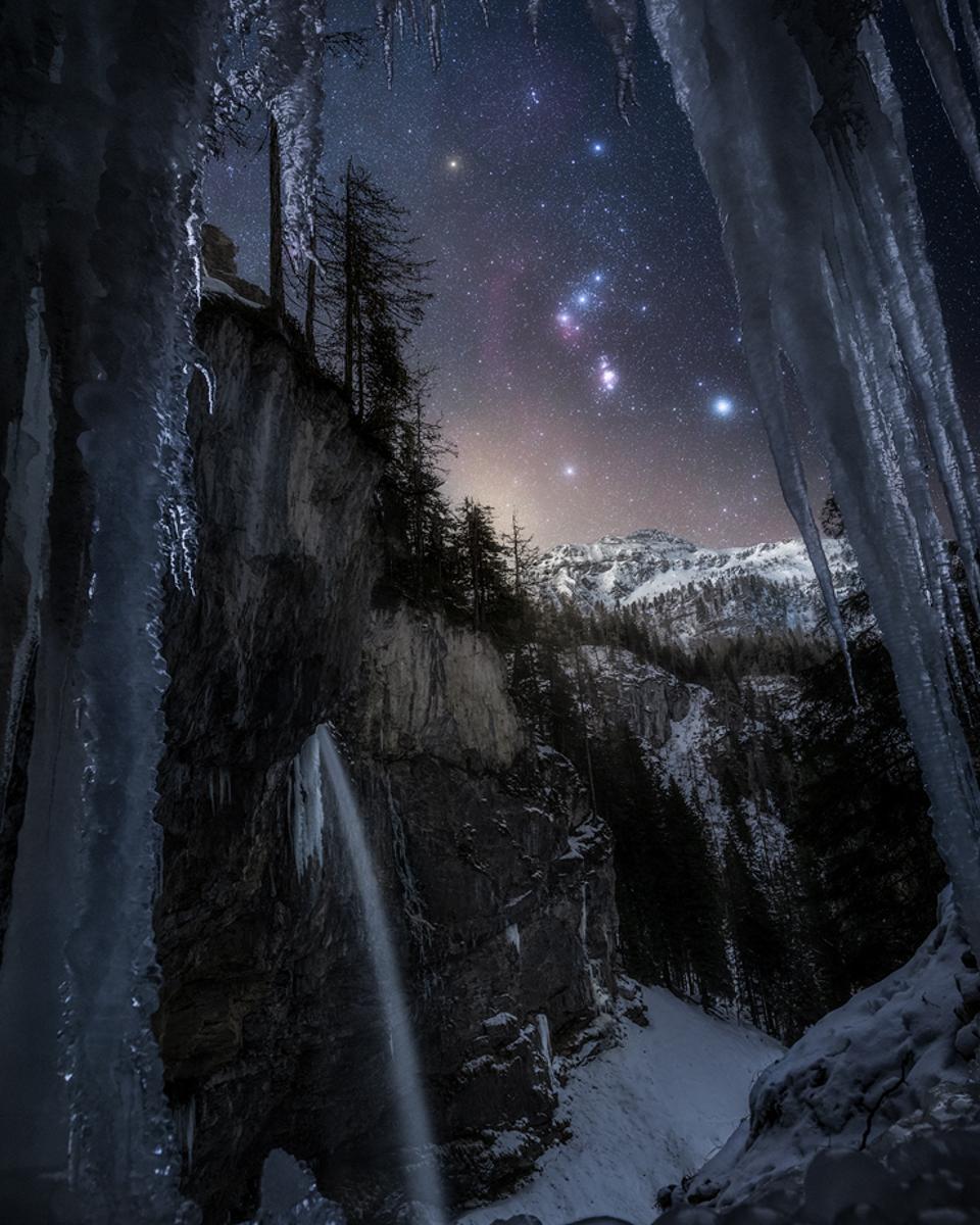 Orion over the Austrian Alps