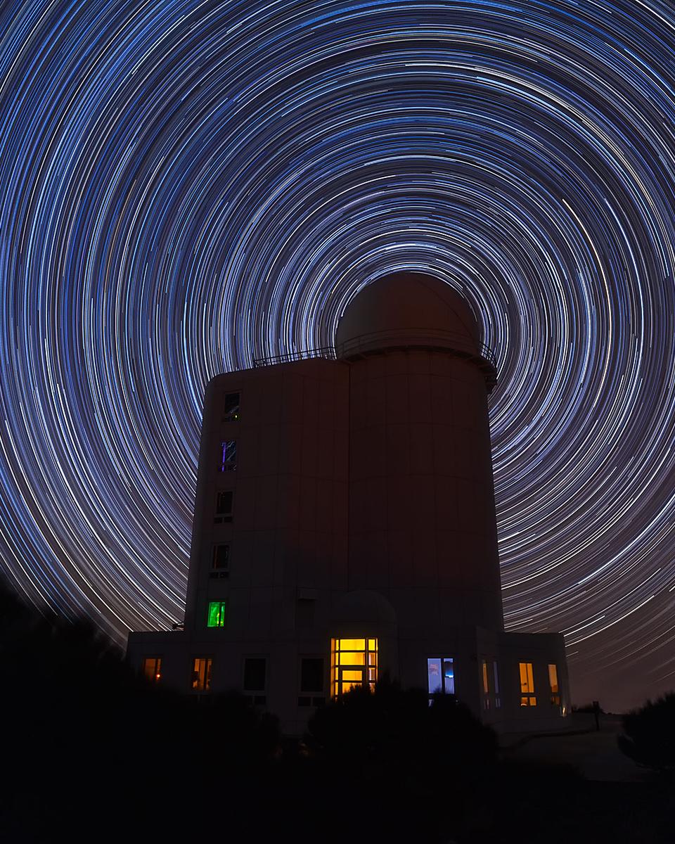 Circumpolar Star Trails