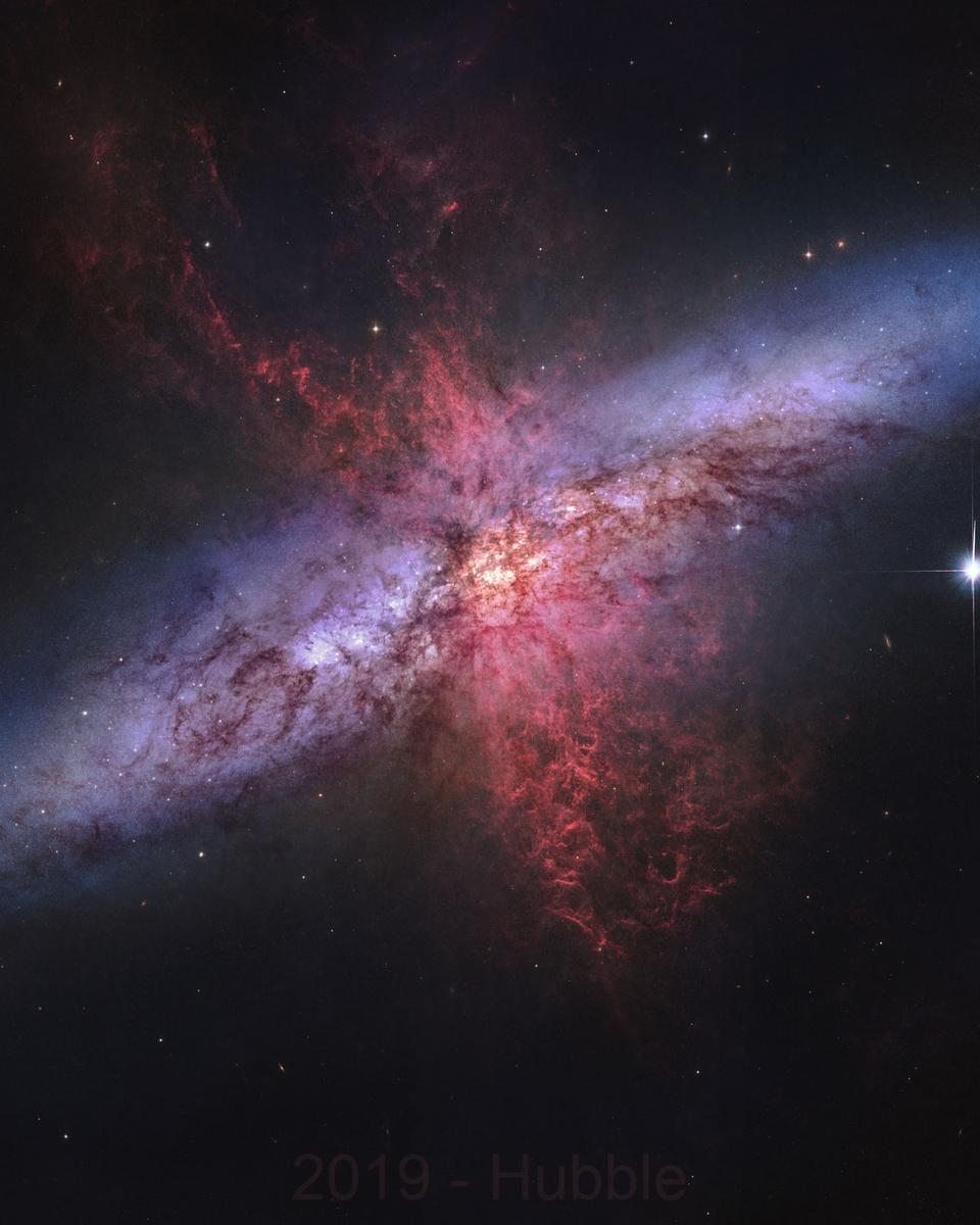 M82: Galaxy with a Supergalactic Wind