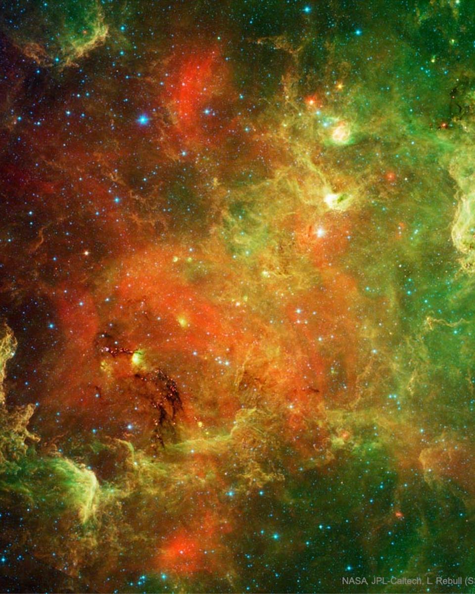 The North America Nebula in Infrared