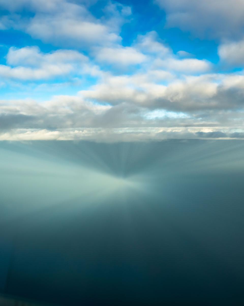 Anticrepuscular Rays Converge Opposite the Sun