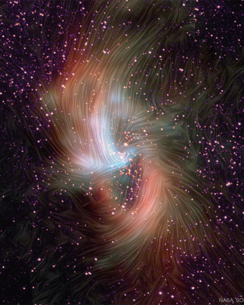 Our Galaxy's Magnetic Center