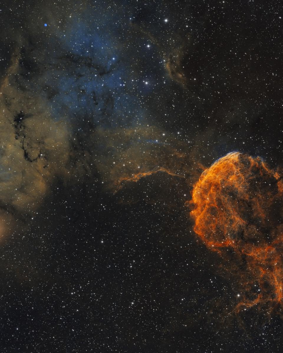 Sharpless 249 and the Jellyfish Nebula