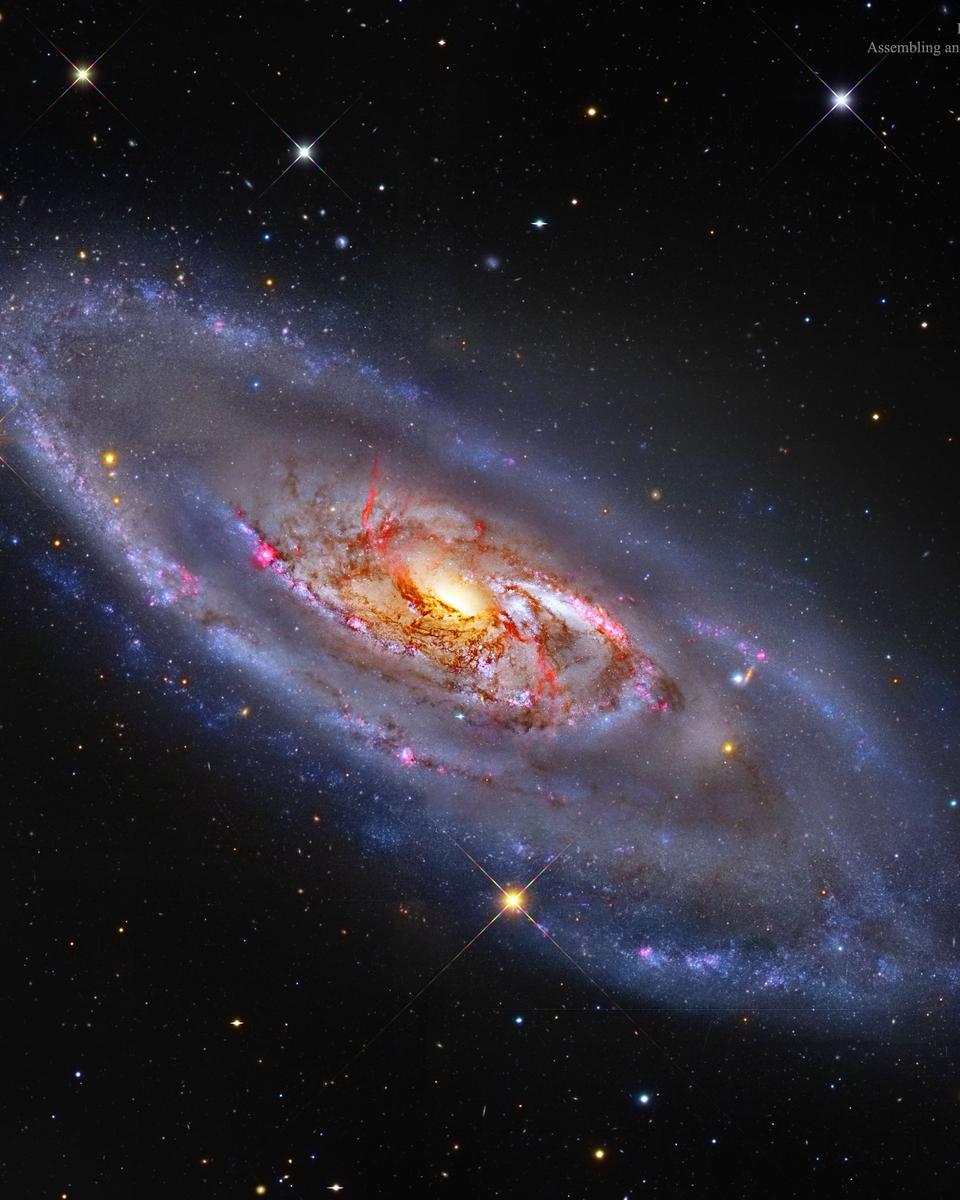 M106: A Spiral Galaxy with a Strange Center