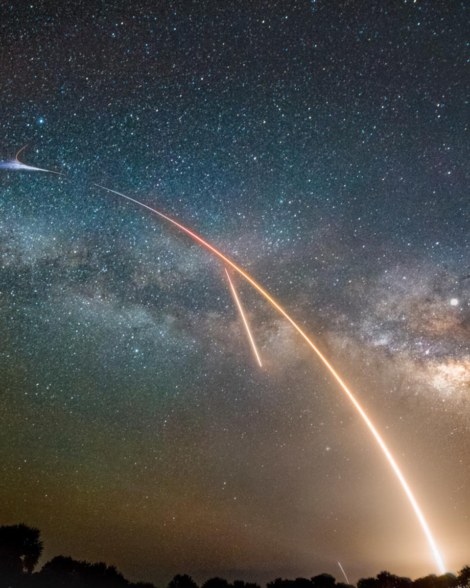 Milky Way, Launch, and Landing