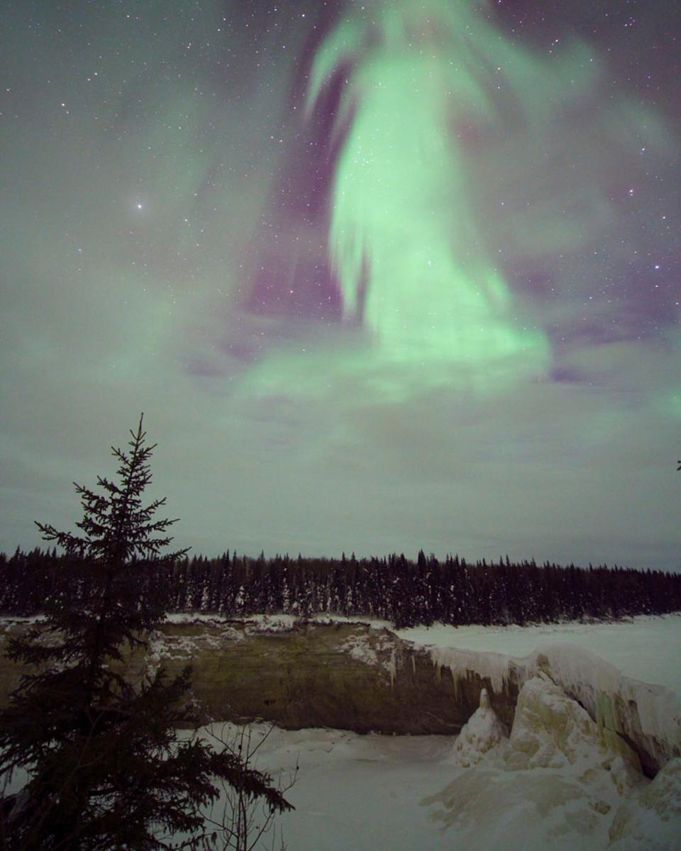 Ghost Aurora over Canada