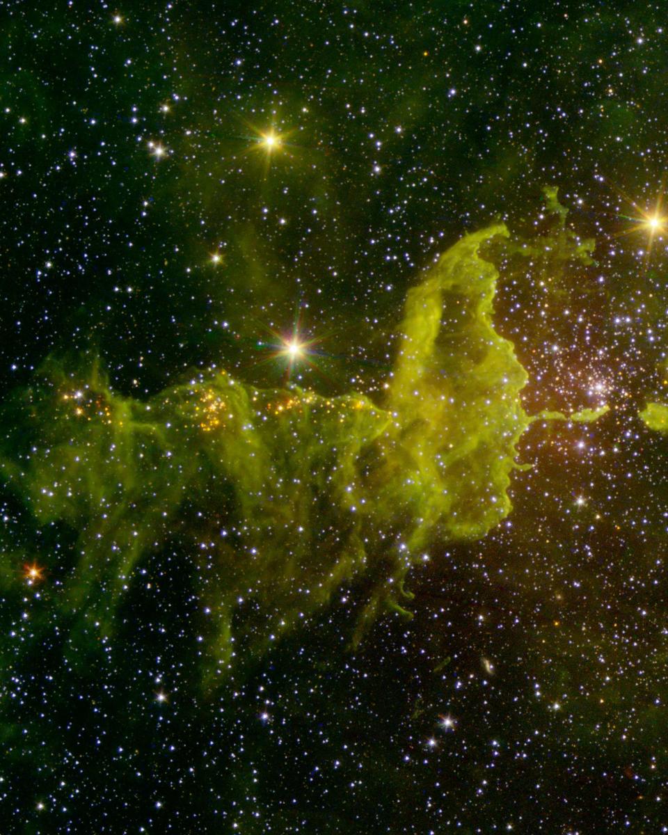The Spider Nebula in Infrared