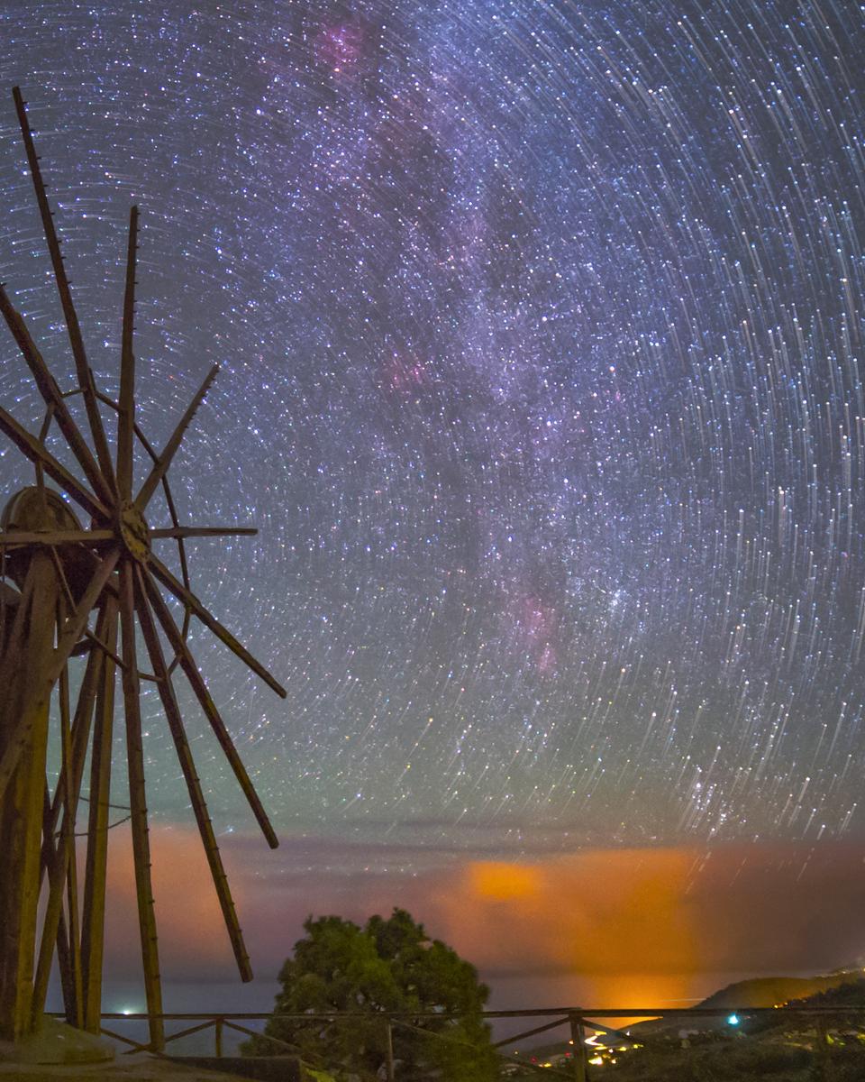 The Windmill and the Star Trails