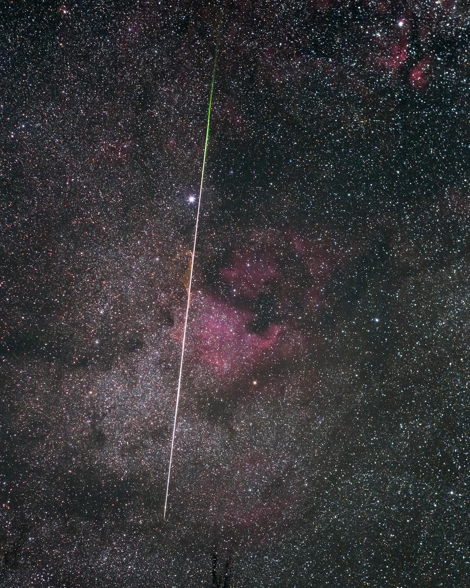 Lyrid Meteor Streak