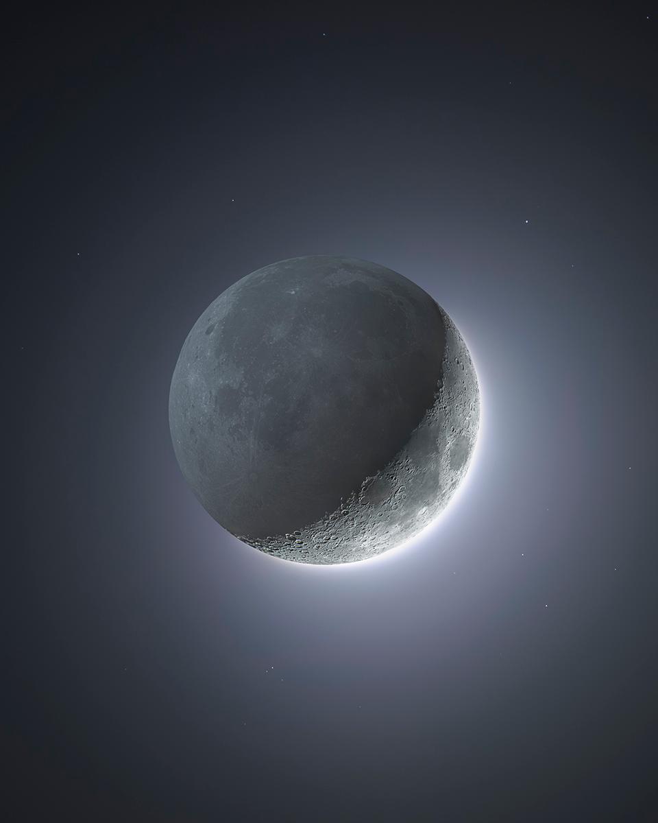 Crescent Moon HDR